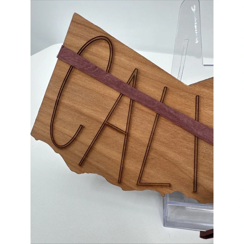 Zootility Coaster Set 4 California Made USA NEW Laser Cut Birchwood‎